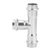 G1 2 DN15 304 Stainless Steel Hose Straight Tee Connector Adapter Water Pipe Fittings