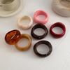 Ins Exaggerated Translucent Street Shot Color Wide Bracelet Women, Versatile Personalized Design Bracelet Jewelry