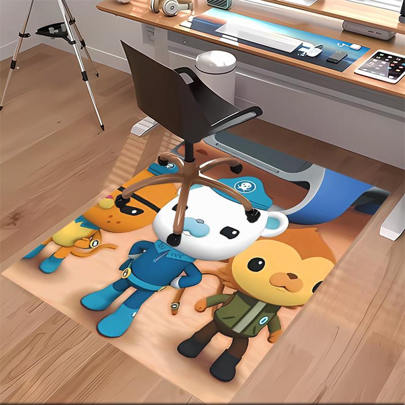 Octonauts Printed Absorbent Washable Carpet, Non-Slip Bathroom Mats, Kitchen Rugs, Yoga Mat,Living Room Entrance, Camping Picnic Rugs