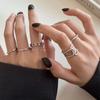 Niche Style Five-Piece Set Fashion Women's Cold Wind Stylish Ring