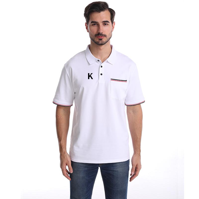 

Мужская повседневная рубашка поло с лацканами Callor, мужская однотонная летняя рубашка с рукавами, мужская рубашка с деловыми рукавами