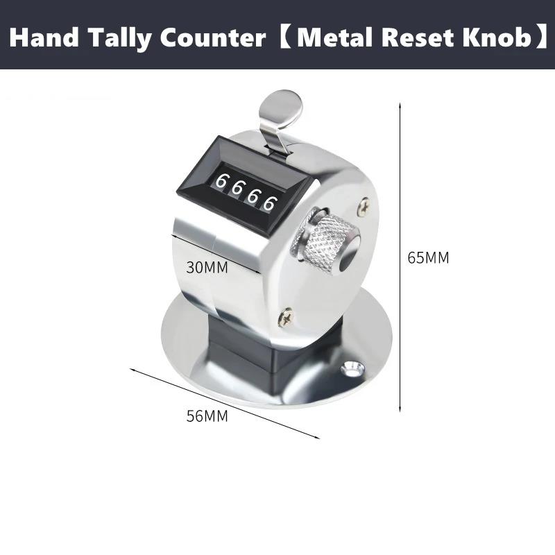 4-Digital Hand Tally Counter Counting Golf Clicker Training Counter 4 Digit Number Hand Held Tally Counter Mini Mechani 1