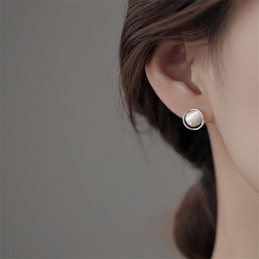 Opal stud earrings women s earrings ear jewelry