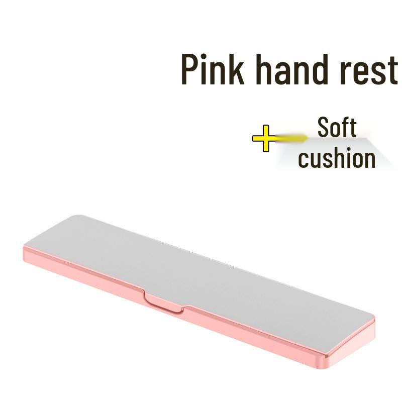 Women's 87-Key Mechanical Keyboard Wrist Rest & Desk Storage Box for Office Typing and Coding.