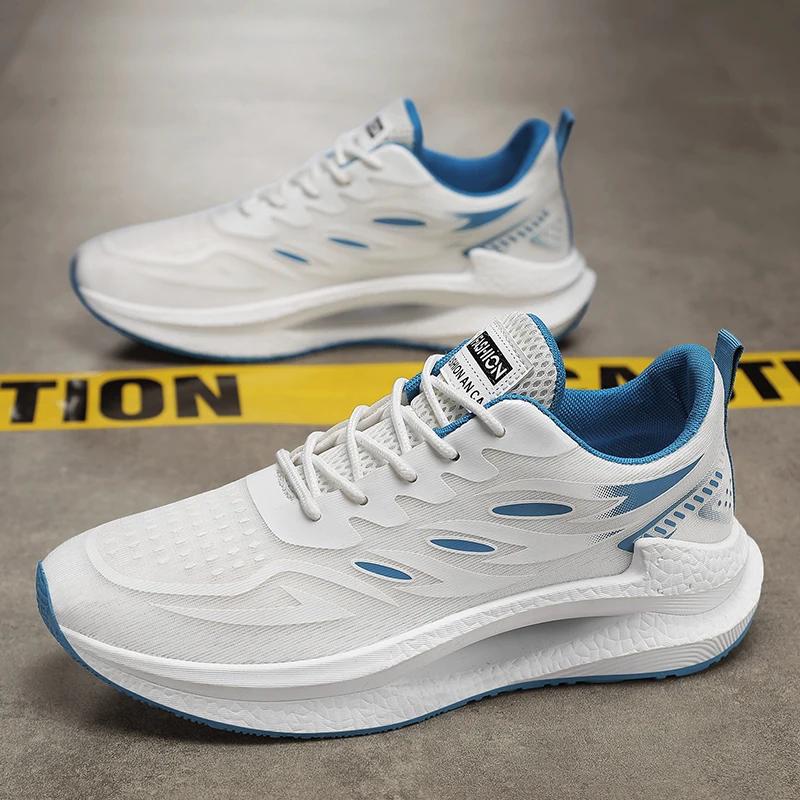 Men'S Breathable Sports Shoes Spring New Mesh Casual Fashion Versatile Trendy Men'S Shoes Summer Running Shoes