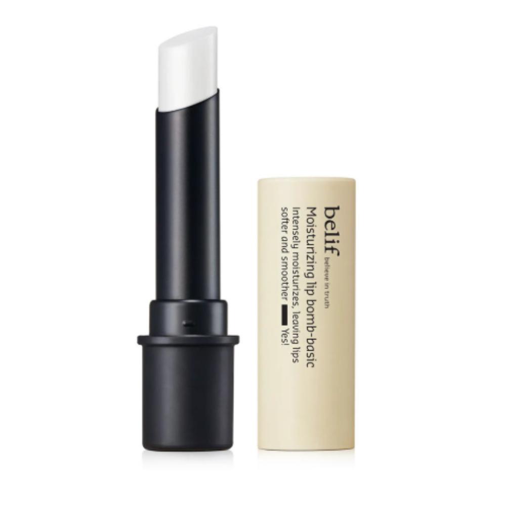 Belif Moisturizing Lip Bomb Basic 3g - 12-Hour Intensive Hydrating Lip Care, Soothing & Nourishing Balm for Dry Lips, K-Beauty Essential