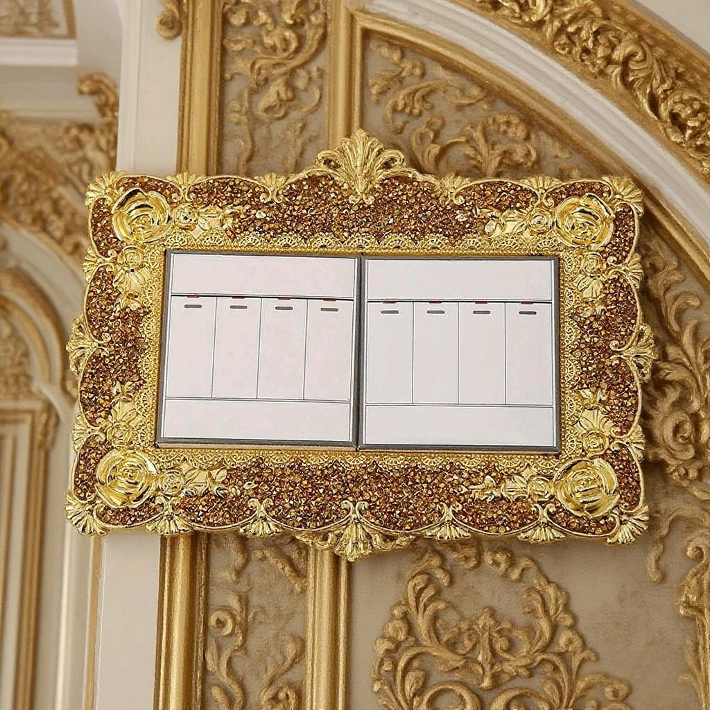 1pc 3D Self-adhesive Switch Sticker,Removable Waterproof Waterproof Sticker, Suitable For Decoration On Switch, Home Decoration