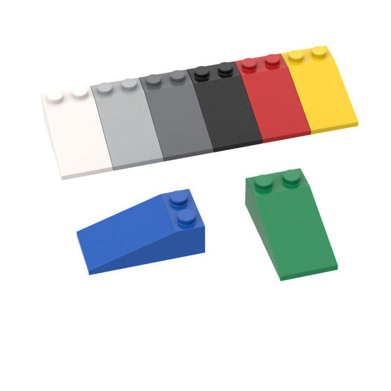 

10 pcs 30363 Slope18 2 x 4Holes Slanting 2 Columns Block Moc Matches with Brick DIY Children s Toy perfect for developing cognitive skills 10PCS