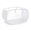 Reinforced Folding Laundry Basket Holder With Sturdy Steel Frame Bathroom Clothes Mesh Storage Bag