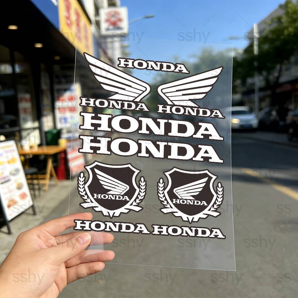 For Honda 18 colors Reflective motorcycle stickers, 3M safety warning at night in the dark scooter helmets UO2