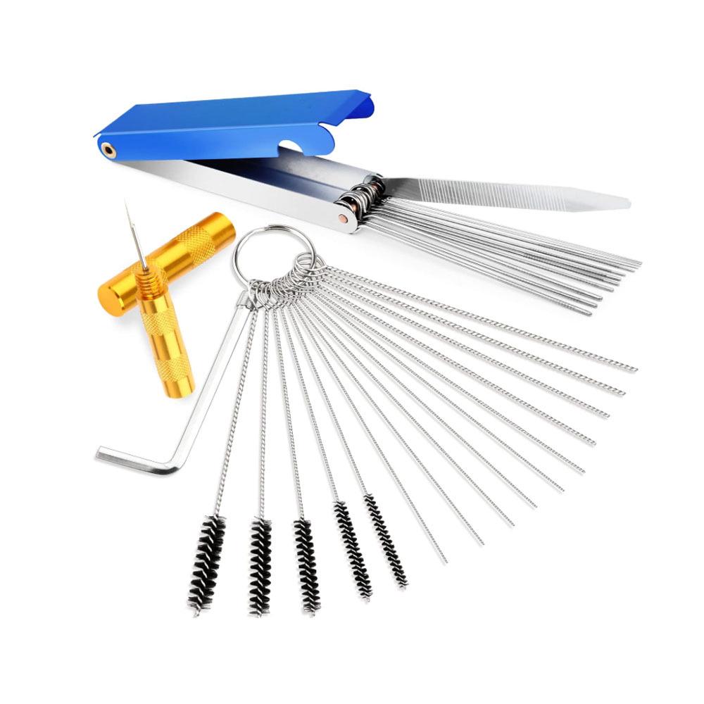 Airbrush Spray Gun Cleaning Kit: Includes Small Brush, Rinse Gun, Nozzle, and Four Ventilation Accessories for Auto Repair.