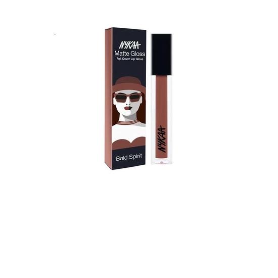 

Nykaa 8 Hour Lasting Full Cover Matte Gloss - Bold Spirit