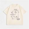 American High Street T-shirt Heavy Pure Cotton Men's and Women's Same Versatile Niche Summer Autumn and winter innerwear