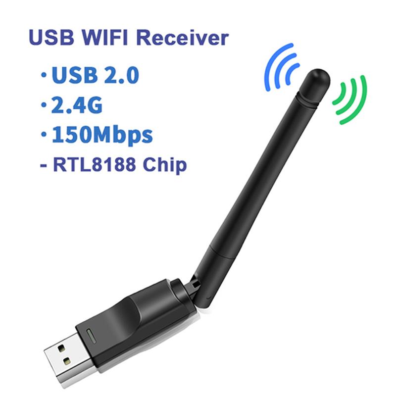 Adaptor Wifi USB 150Mbps Rețea Wireless Placă de Rețea Receptor Wi-Fi PC Laptop