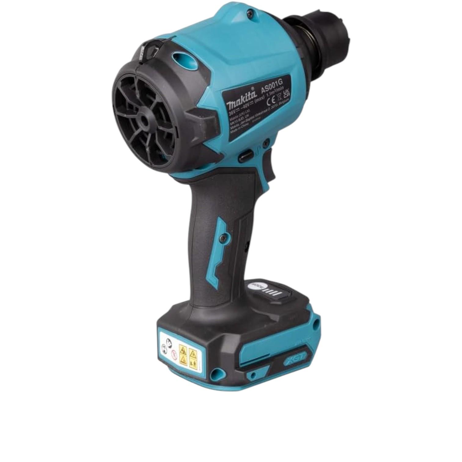 

Makita AS001GZ Перезаряджуваний повітряний пиловник, сумісний з 40 В макс (тільки основний блок). * Акумулятор, зарядний пристрій і футляр продаються окремо