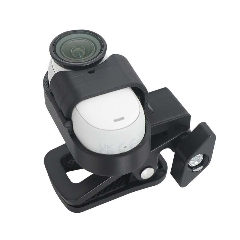 Insta360 Go3S Clip Mount: Versatile Horizontal/Vertical Shooting for Backpack, Hat, Collar Accessories