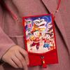 Rectangular Spring Festival Cloth Red Envelopes Traditional New Year's Blessing Bag Hongbao Gift