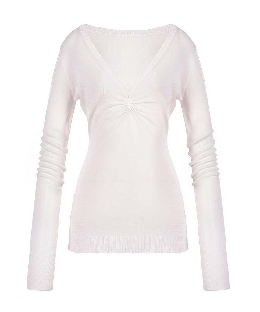 Leijeumiya Airi Shirring Knit [Baby Pink]