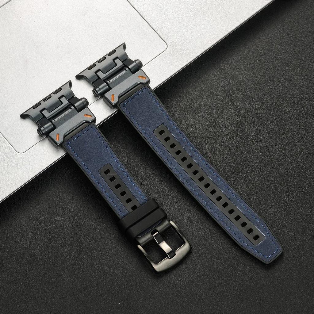 TPU Sport Strap For Apple Watch 9 45mm Ultra 2 49MM 44mm 42mm Silicone Bracelet for iWatch9 8 SE 7 6 4 5 3 2 1 Band Accessories