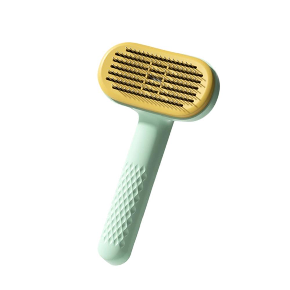 Self-Cleaning Pet Needle Comb Stainless Steel Dog Hair Remover Pet Massage Comb Bath