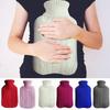1pcs Hot Water Bag Cover Warm Hand Bag Knitted Cover Soft Removable Washable Practical Protective Cover Winter Accessories