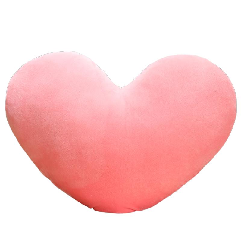 49cm Zoet Pluche Hart Kussen Gevuld Zeg Lief Kleurrijk Pluche Sofa Stoel Decoratie Vriendin Cadeau