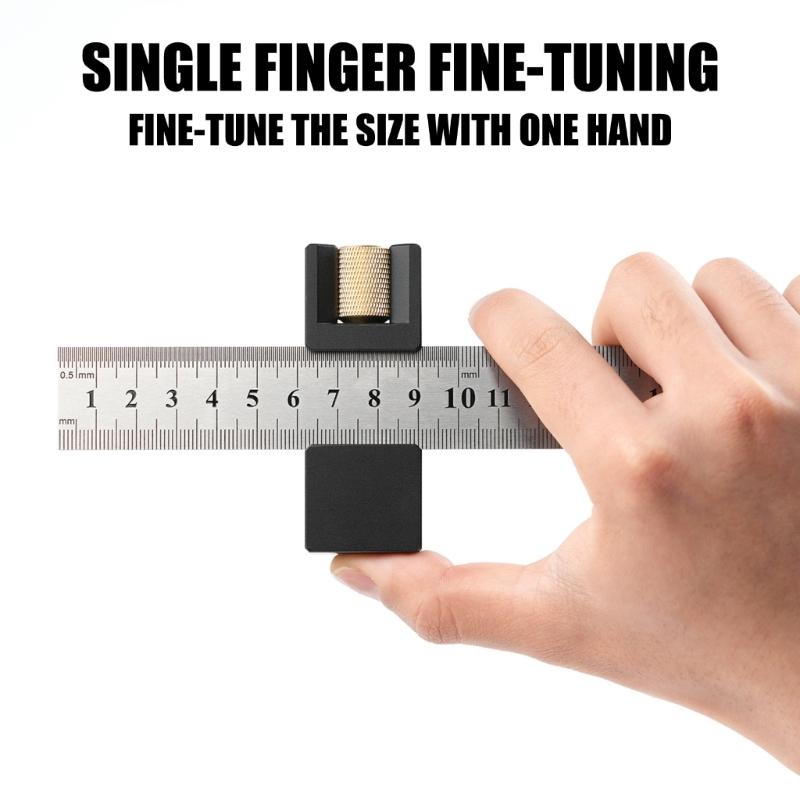 Angles Measuring Tool Combination Square Adjustable Steel Ruler Positioning Block For Accurate Layout Marking