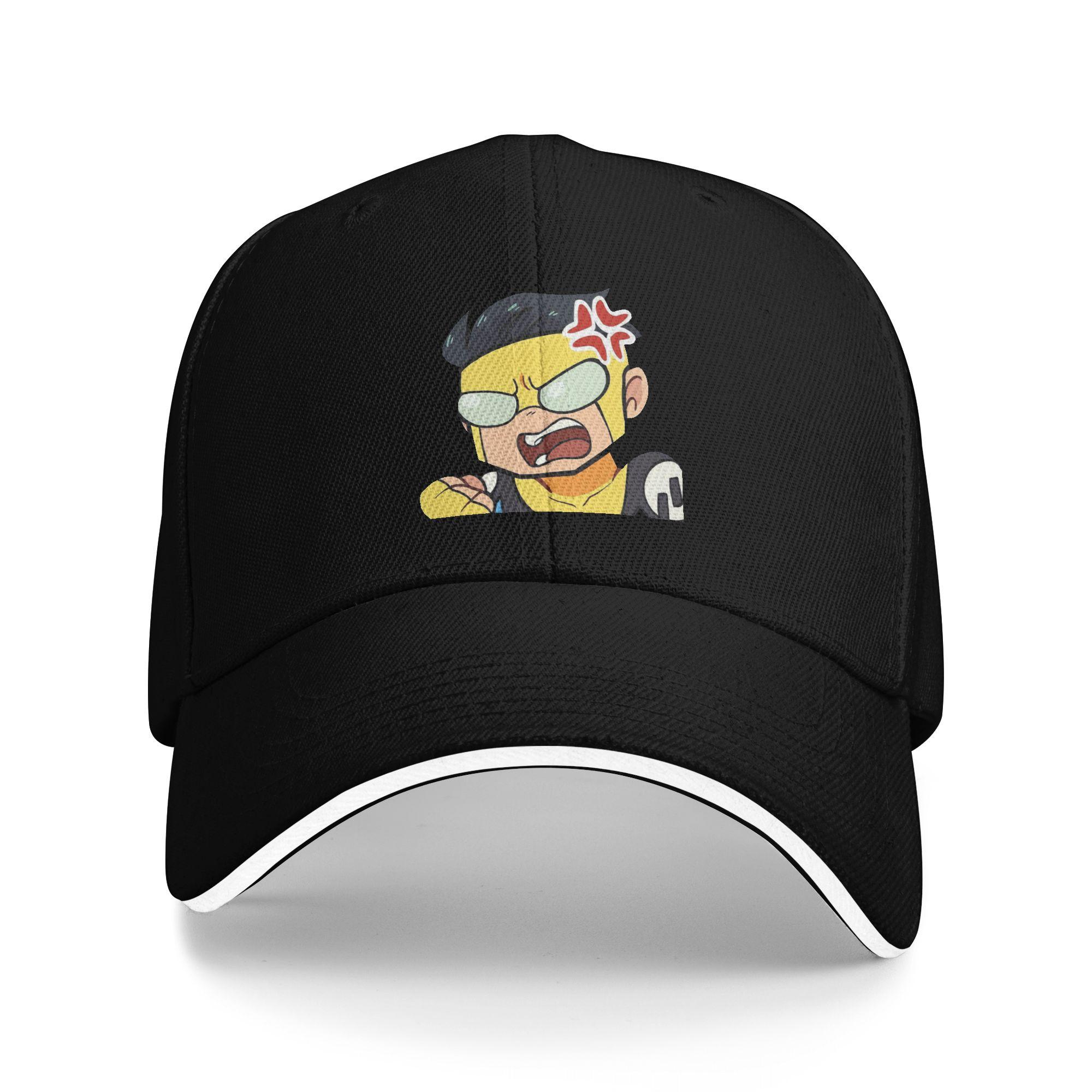 Anime Invincibles Casual Baseball Cap Summer  Trucker Hat Sun Visor Tennis Skate Snapback Cap UnisexTeens Classic Baseball Caps One Size