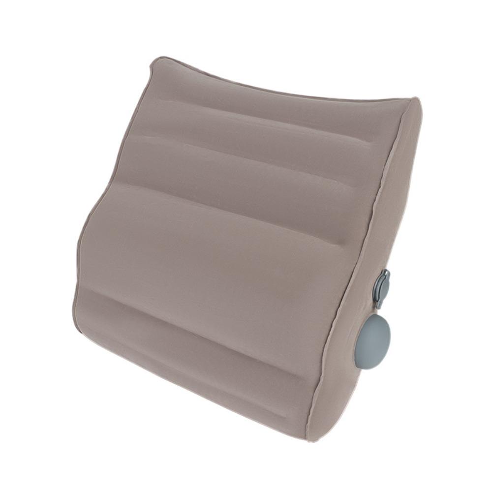 Portable Inflatable Waist Pillow Thickened Lumbar Support Pillow Travel Backrest Pad Travel