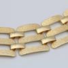 Frosted Texture Interlocking Alloy Necklace Women'S Collarbone Chain Simple Women'S Necklace N676