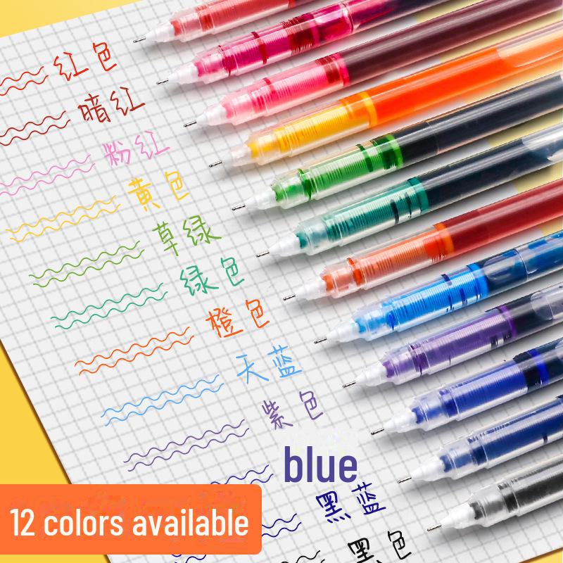 Morandi Quick-Dry Neutral Marker Pen for Note-Taking