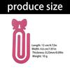 6Pcs Oversized Acrylic Paper Clip Bookmarks Book Page Holder Clip Document Organiser Clamp For Journal Planners Notes