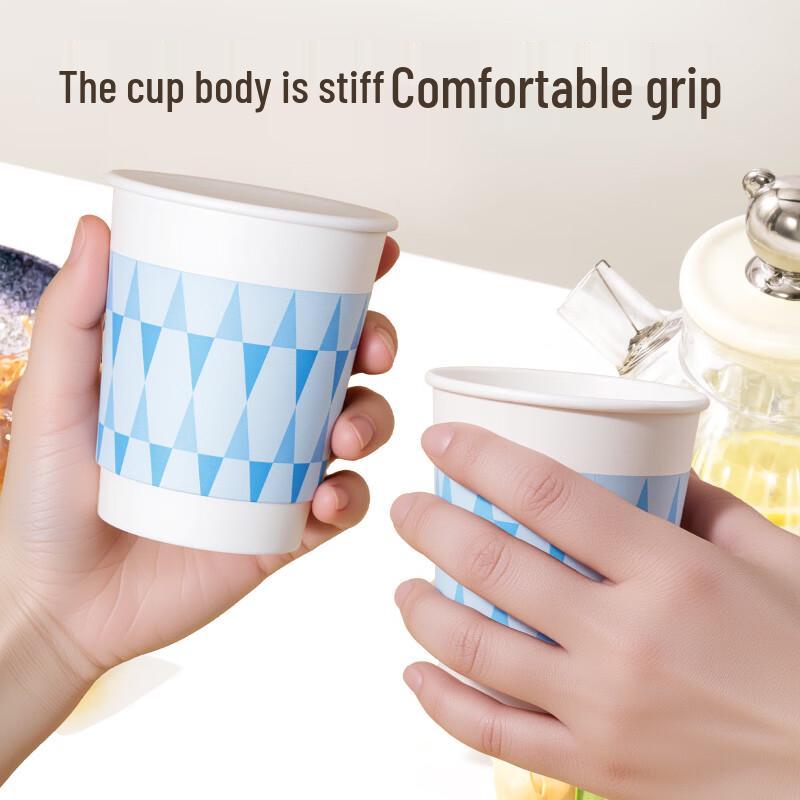 Deli LL236-50 Double-Layer Paper Cups 280ml