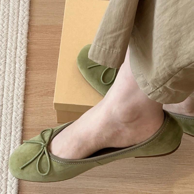 Damen Mary Jane Halbschuhe mit Blockabsatz, modisch, elegant, mit Schmetterlingsknoten, Frühling/Herbst, bequeme weiche Sohle