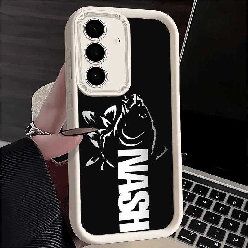 Phone Case for Samsung Galaxy A17 A16 A15 A14 A13 Nash Fishing Fish Mark A56 A36 A26 A55 A35 A25 A54 A34 A24 A53 A33 A23 A07 A06