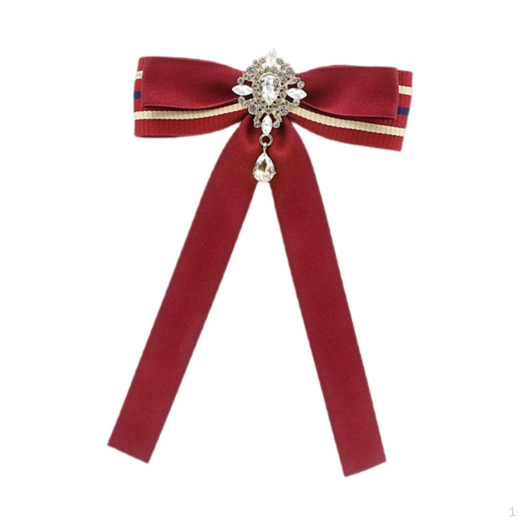 Broche Ruban Nœud Papillon Nœud Chemise Cravate Épingle pour Costume