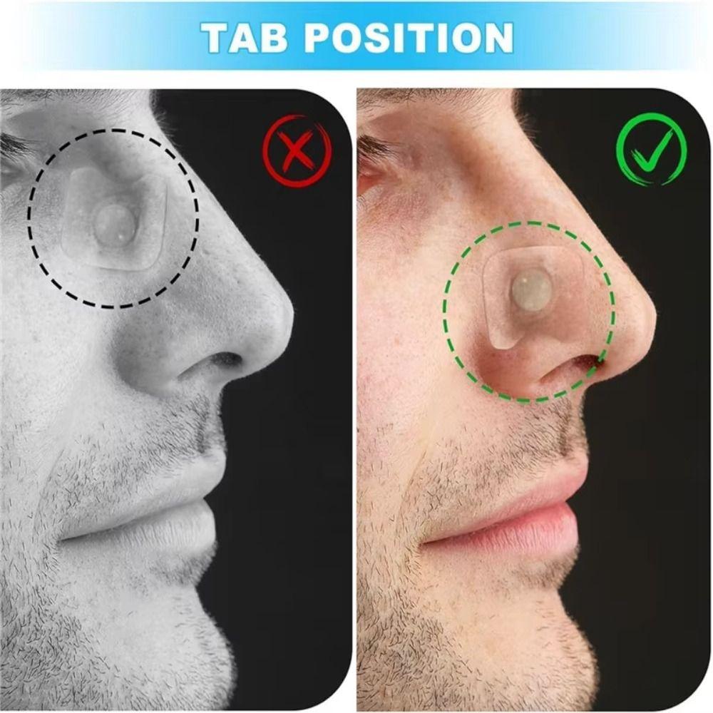 30 Pairs Stretchable Breathe Nasal Strips Hydrowoven Fabric Stop Snoring Nose Patch  Adult