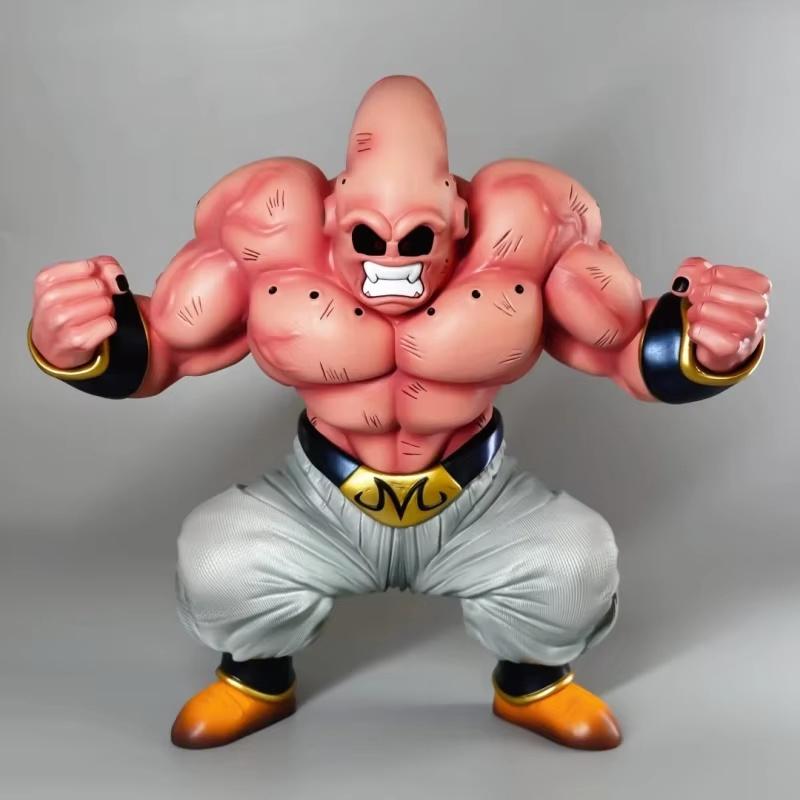 Dragon Ball Z Muscle Buu Figure Majin Buu Figurine 25cm Anime Action Figure Model Statue Collection Desk Decoration Toy Boy Gift
