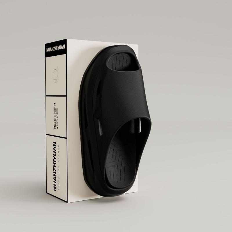 Sports slippers men's summer new indoor home wear beach shoes one-word non-slip cool slippers