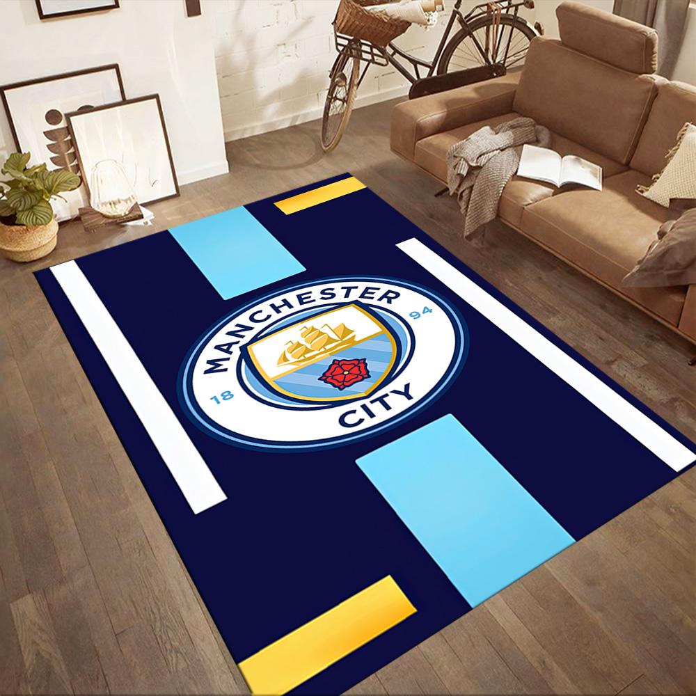 Love Manchester City Fc Square rugs are a great choice for living rooms, bedrooms, home décor, and as gifts.