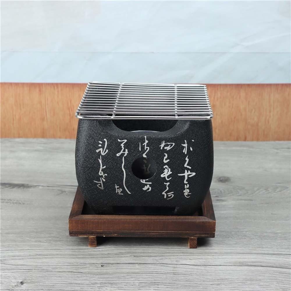 Aluminium Zinc Zinc Alloy Charcoal Stove Japanese Style Barbecue Grill Portable Charcoal Grill Household