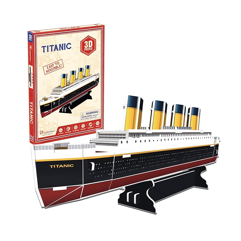 

cubic fan titanic mini model 3D puzzle paper Crafts S3017h child