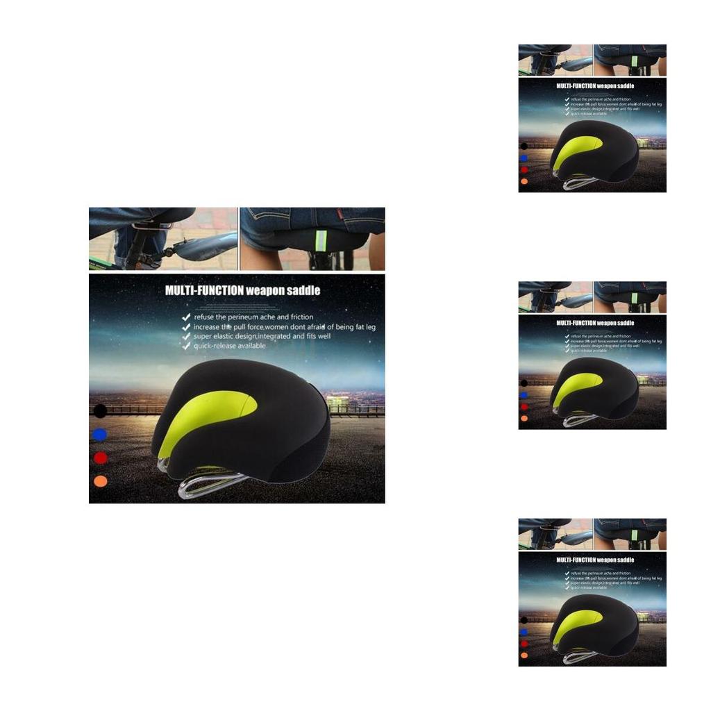Mountain Mtb Bicycle Bike Saddle Split Nose Cycling Seat Cushion Pad Ergonomic