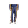 adidas Originals Stampa All-Over a Righe Vestibilità Ampia Retro Sport Casual Pantaloni Uomo Fondo Blu Notte JN5971