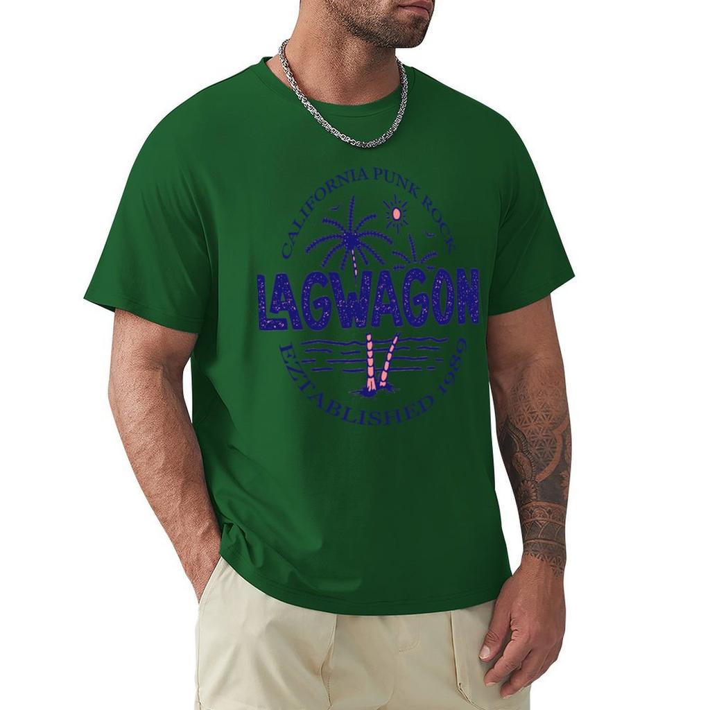 Lagwagon Punk T-Shirt Oversized T Shirt Customs Hippie Clothes Vintage T Shirt Men