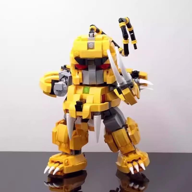 Domestic Building Block M Is Compatible With Lego Magic King, Evil Motion, Light Energy Emissary, Saber-Toothed Tiger, Battle Robot Toy