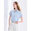Betu Women's Retro Button Short Sleeve Shirt