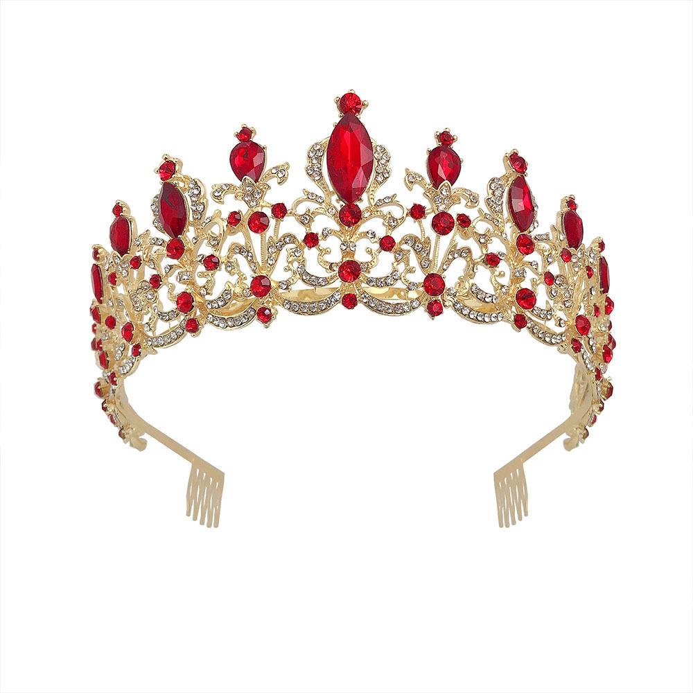 Nouvelle Couronne de Mariage Tiare Grand Luxe Strass Mariage Dîner Bandeau de Mariage Couronne