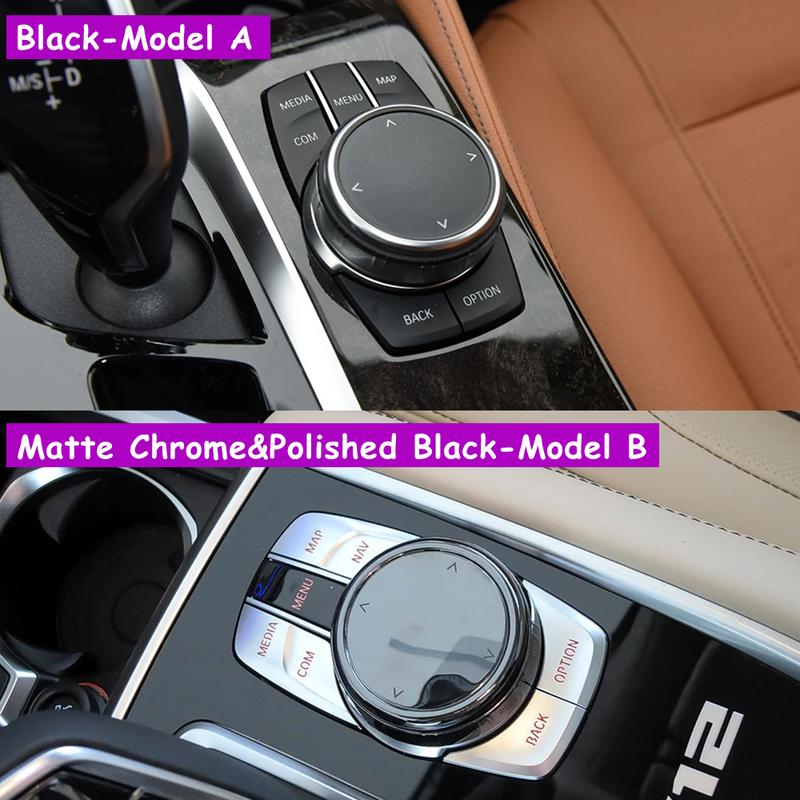 G30 G31 F90 G32 G11 G12 G01 G02 F97 F98 Car Central Console CIC IDrive Multimedia Control Button Cover Trim For BMW 5 6 7 X3 X4
