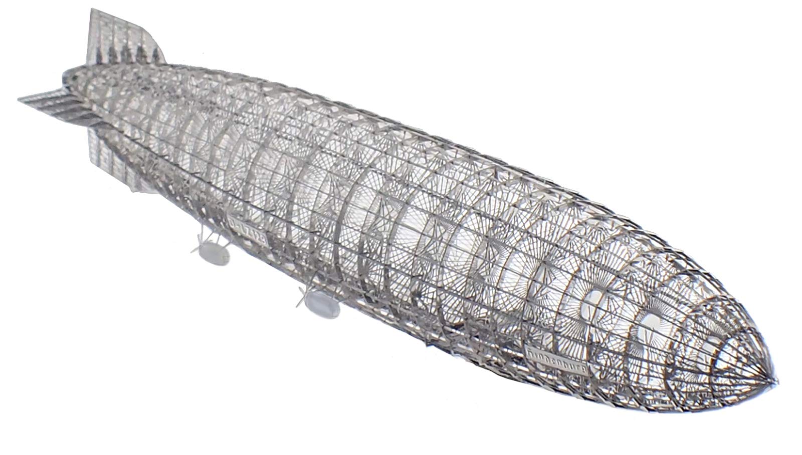 

Aerobase C002 1/1000 Hindenburg LZ129 Metal Model Assembly Kit with Skeleton, Made in Japan